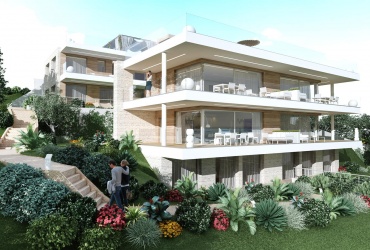 DALB30а Новые апартаменты, строительство 2016 года, с видом на озеро Гарда
