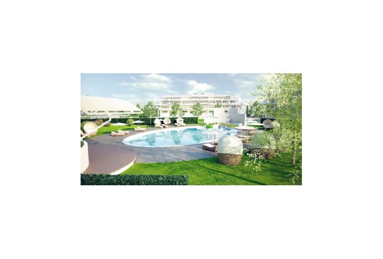 D-AU 396 апартаменты с приватным бассейном на крыше в новом комплексе, озеро Изео