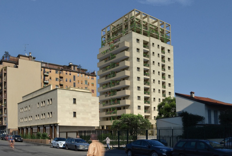 DAU618 квартиры в новом доме класса А , центр Милана
