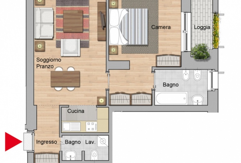 AAU58 качественная чистовая отделка! двух-трёх-четырёхкомнатные квартиры в Милане,новостройка
