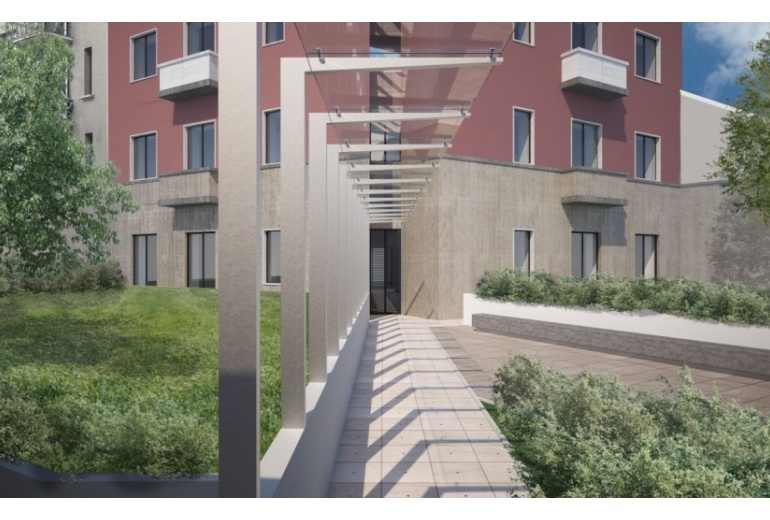 A-AU 103 квартиры в новом доме в Милане, метро Де Анжели