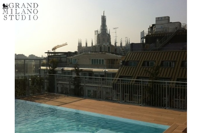 D-YK 37. Современнейшие апартаменты 350квм c террасой 350квм и бассейном в сердце Милана