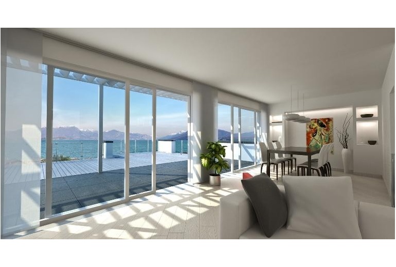 A-AU 455 двухэтажные апартаменты с видом на озеро, Дезенцано дель Гарда