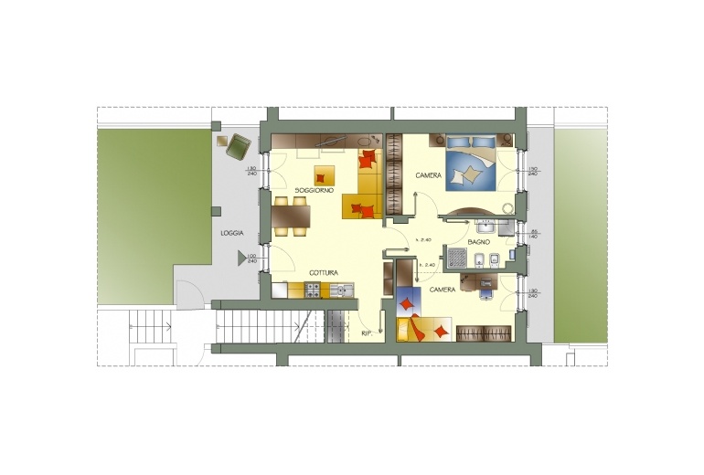 AASL12 Квартиры в новой резиденции в Кастельнуово-дель-Гарда