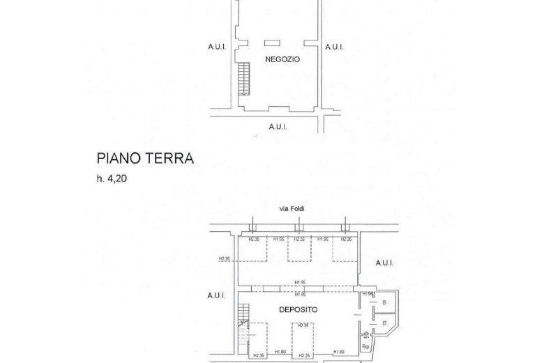 ATIM157.Магазин под инвестицию возле Piazza S. Maria del Suffragio