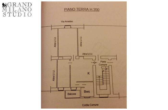 DAU695 квартира в  историческом доме, район Корсо Плебищити