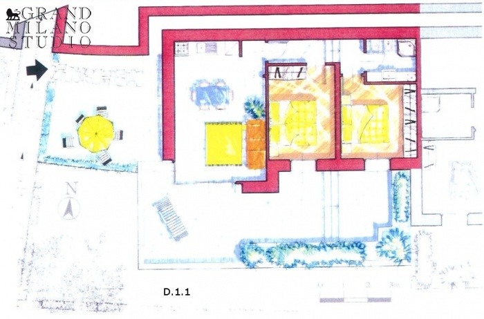 IP 1. Комплекс апартаментов. Alassio.